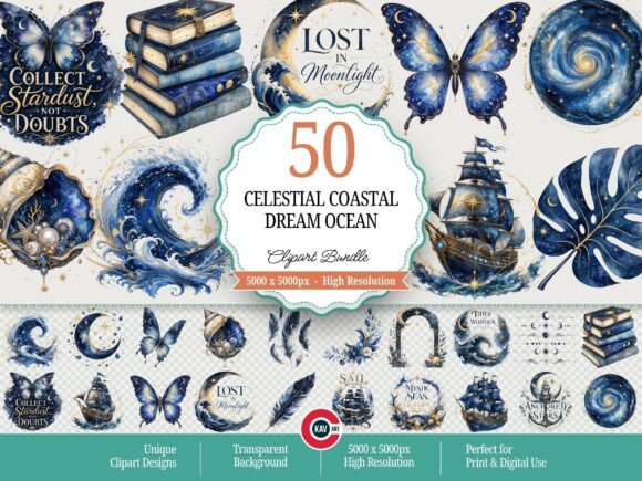 Download Celestial Coastal Dream Mystical Ocean - Mystical Collection