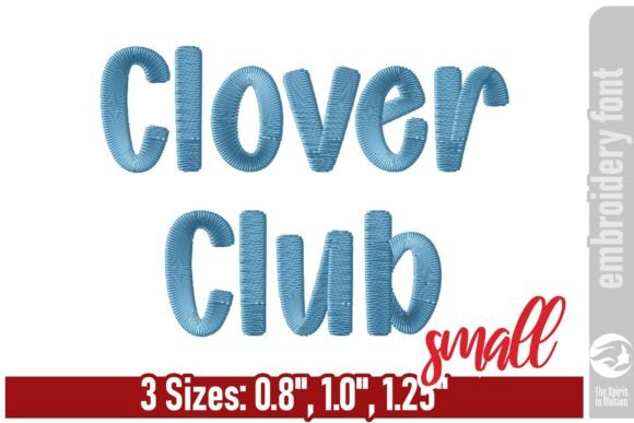 Download Clover Club Playful Embroidery Font - S - Font Collection