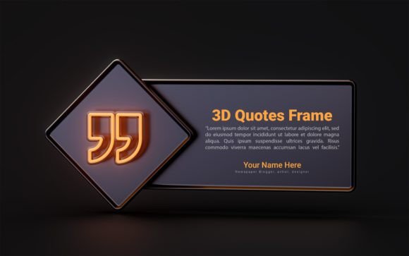 Download Dark Neon Quote Text Box - Dark Collection