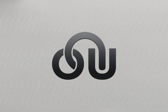Download Dark Gray Logo Mockup with White Paper - Dark Collection
