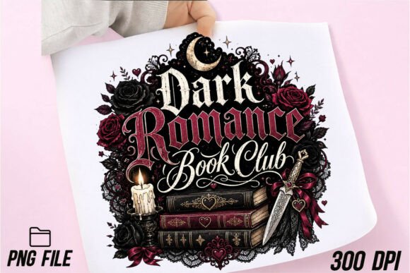Download Dark Romance Book Club PNG Sublimation - Dark Collection