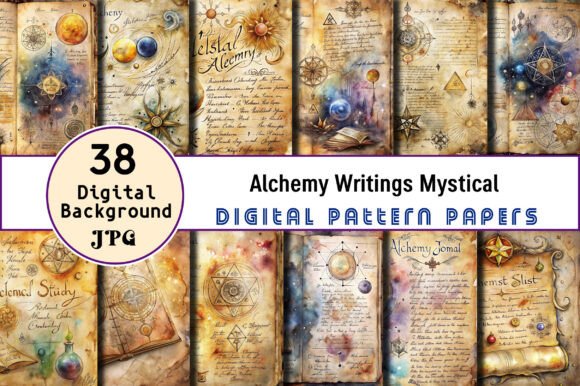 Download Alchemy Writings Mystical Junk Journal - Mystical Collection