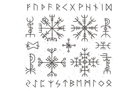 Download Mystical Viking Runes Symbols - Mystical Collection
