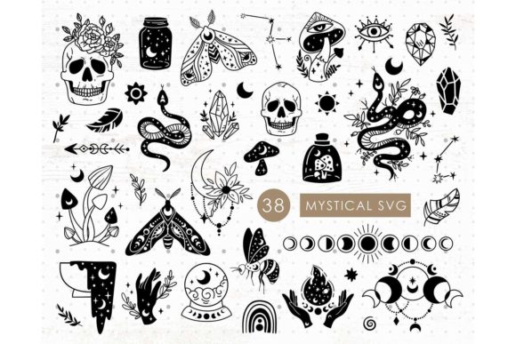 Download Mystical Witchy Collection SVG Cricut - Mystical Collection